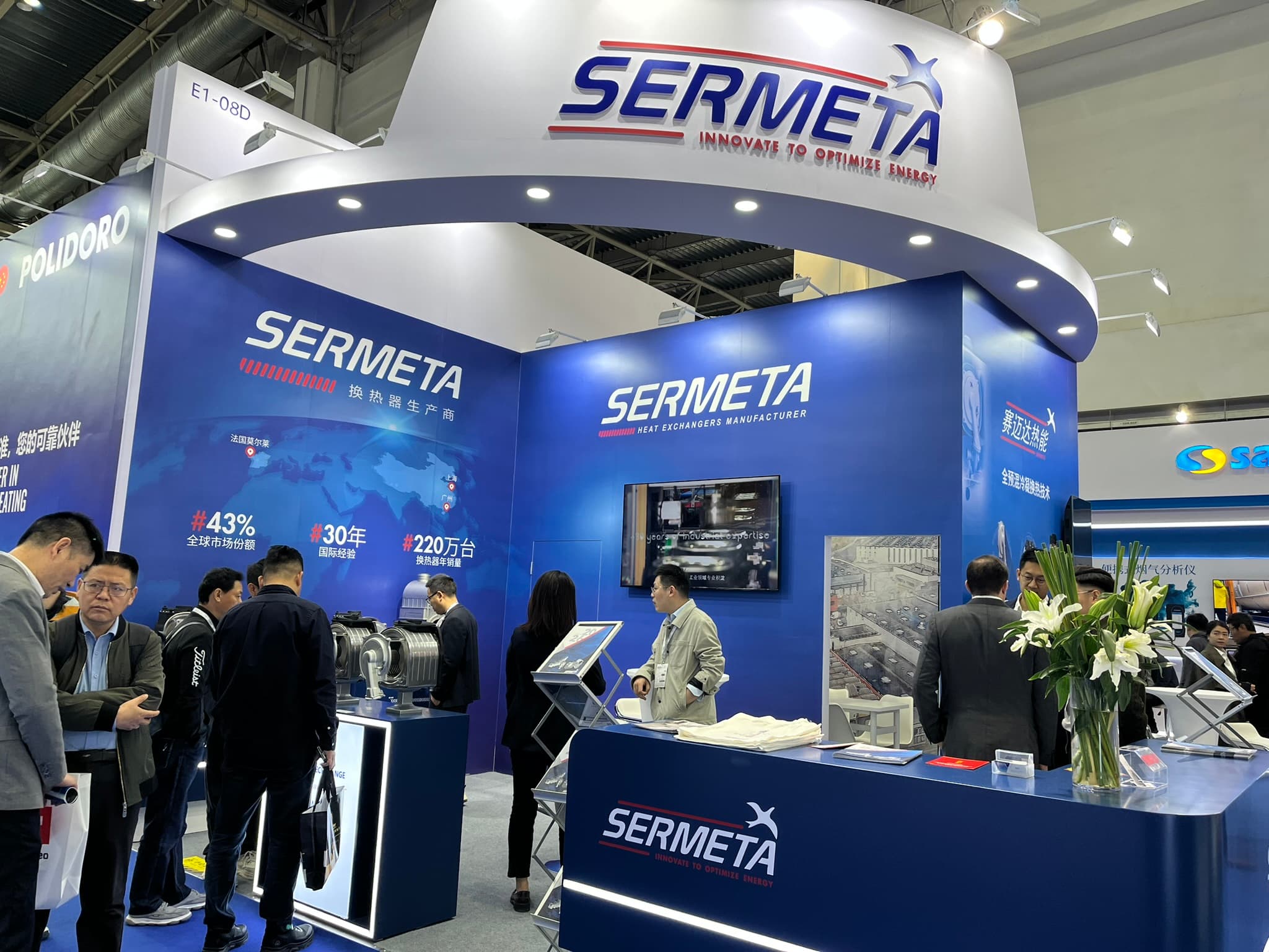 Exchanges between Sermeta teams and their partners at ISH China 2026