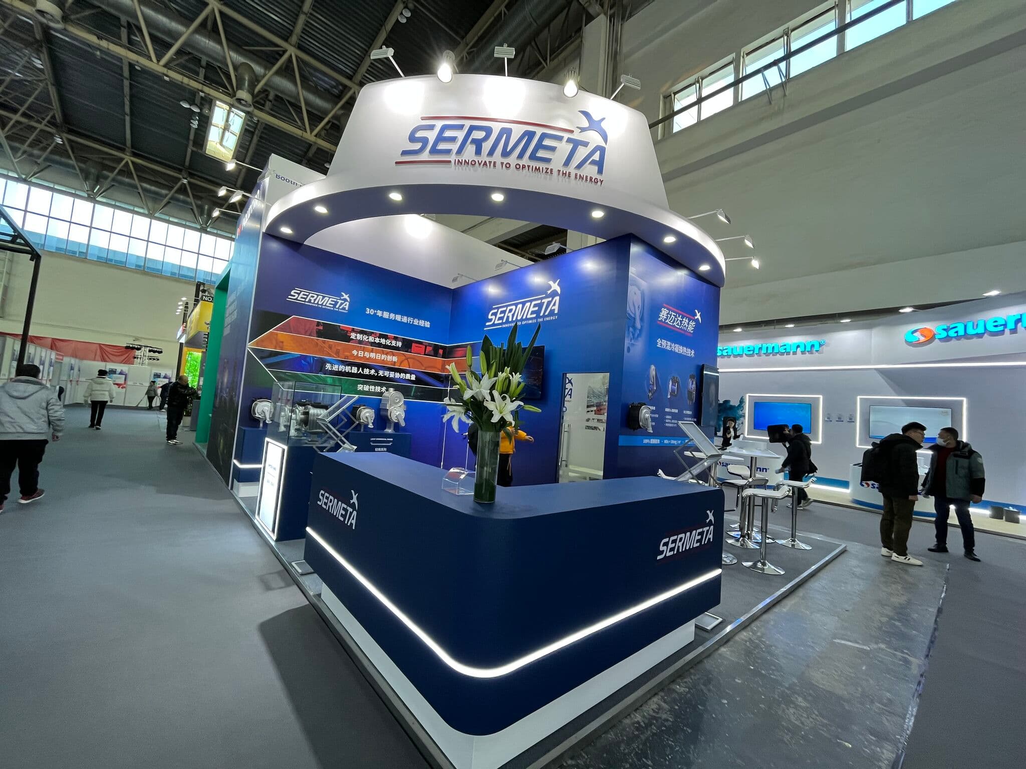 Les équipes Sermeta étaient présentes au salon ISH China et CIHE Beijing