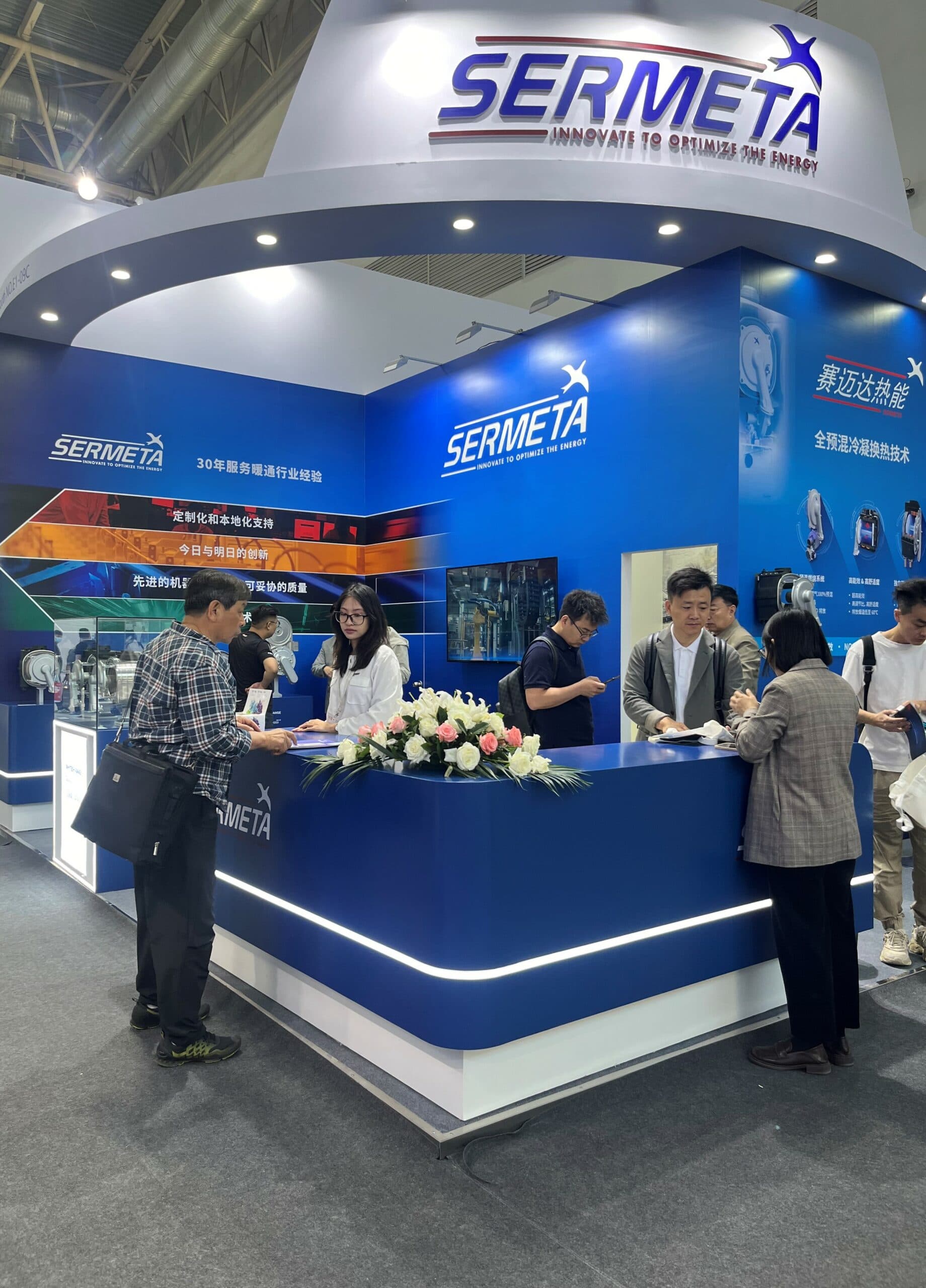 Les équipes Sermeta étaient présentes au salon ISH China et CIHE Beijing