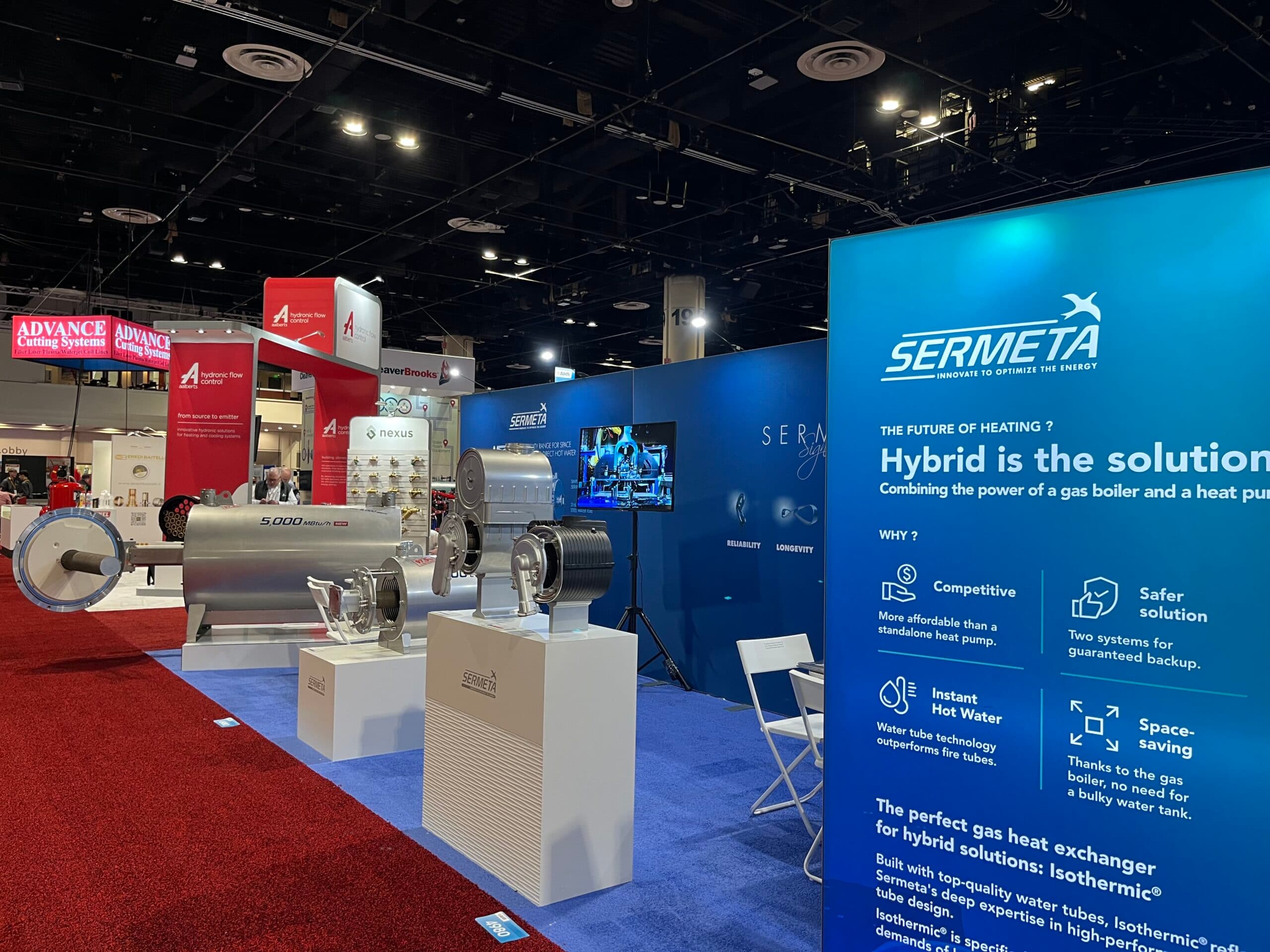 Les équipes Sermeta étaient présentes au salon AHR Expo 2025 à Orlando