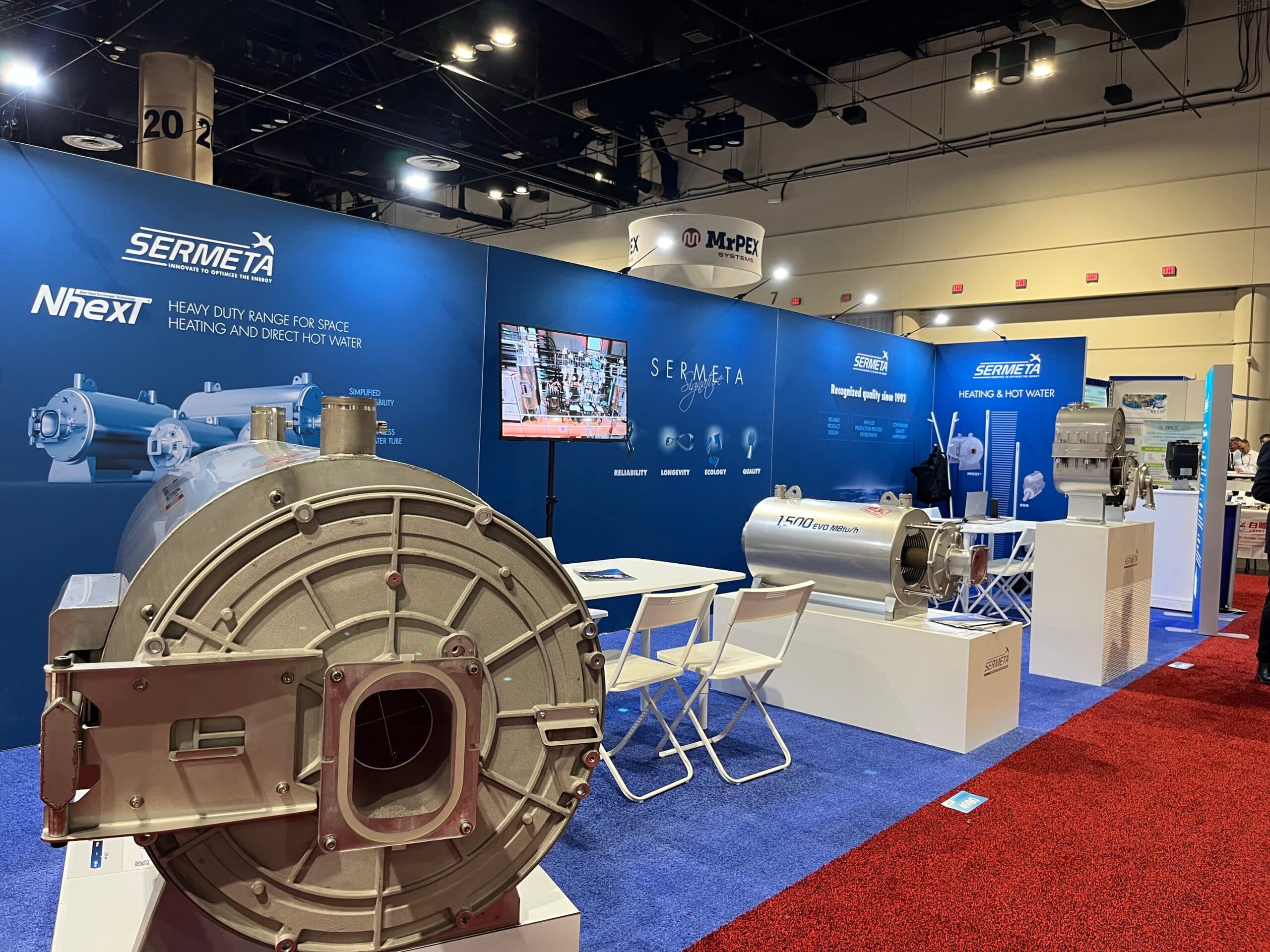 Les équipes Sermeta étaient présentes au salon AHR Expo 2025 à Orlando